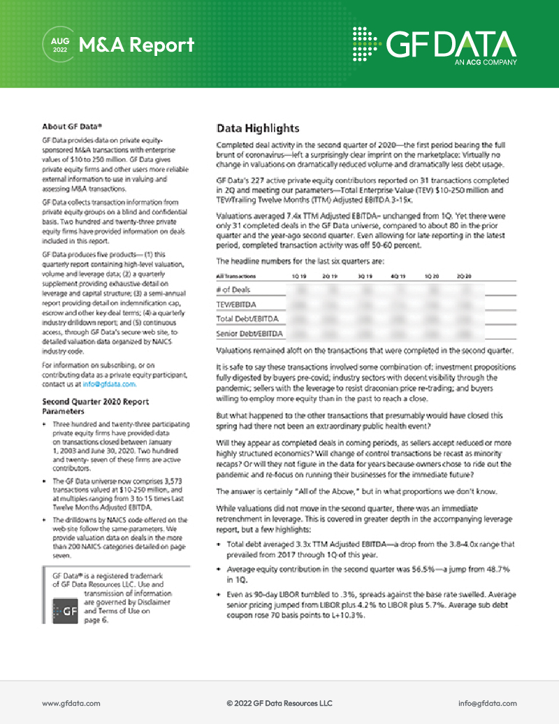 MA data report gf data