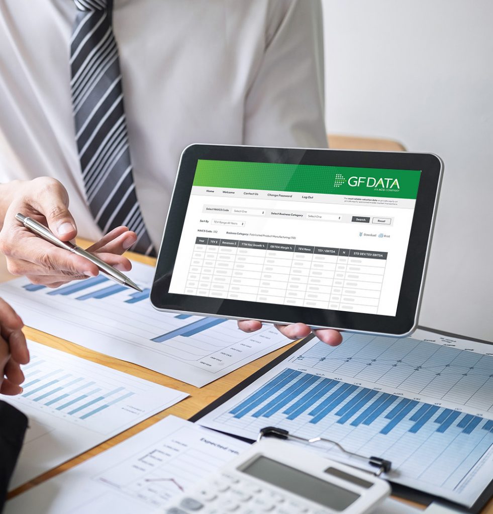 middle market data valuation assessment gf data